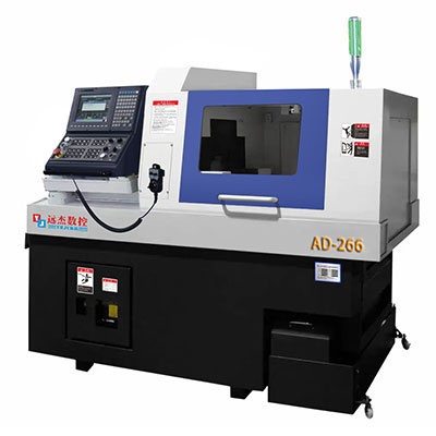 High Precision YJ-AD266 Dual Spindle Swiss CNC Bench Lathe Machine with Drill Boring Functions